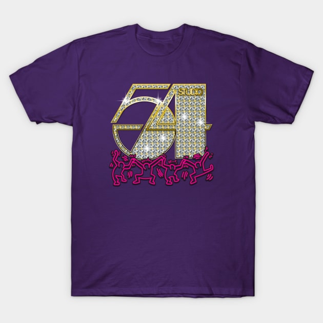 People love to dance (Studio 54 BLING Edition) T-Shirt by dojranliev